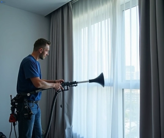 Professional drapes cleaning process tools Matty Curtain Cleaning camellia-nsw