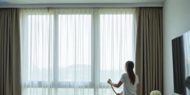 Delicate sheer drape cleaning camellia-nsw Matty Curtain Cleaning