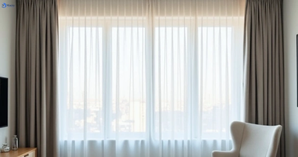 Restored vibrant drapes in camellia-nsw QLD after Matty Curtain Cleaning