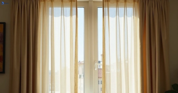 Dull dusty drapes in camellia-nsw before professional cleaning